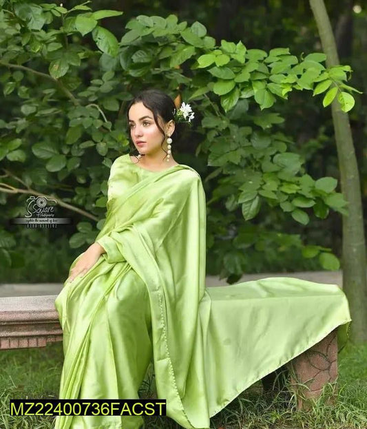 Chic Tussar Unstitched Silk Sarees: Nature's Beauty